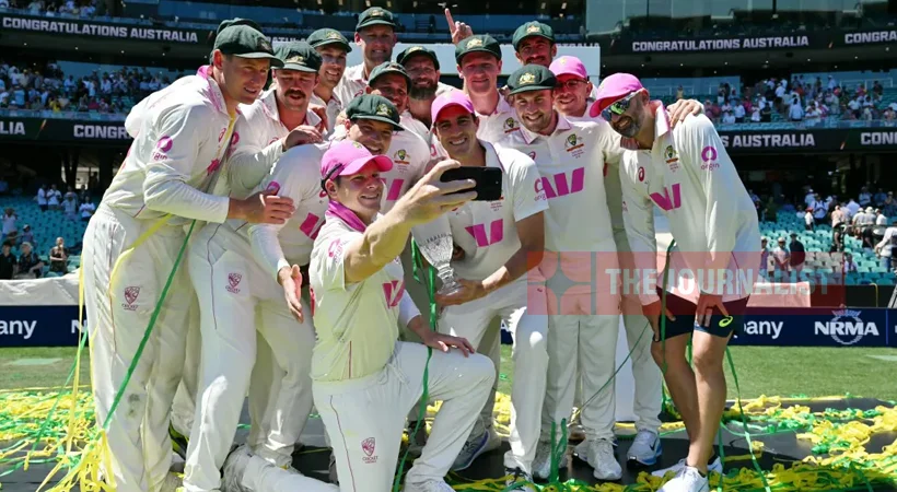 ആഷസ് പരമ്പരയിലെ അവസാന ടെസ്റ്റ് വിജയിച്ചു; ഓസ്ട്രേലിയ പരമ്പര 4-1 ന് സ്വന്തമാക്കി