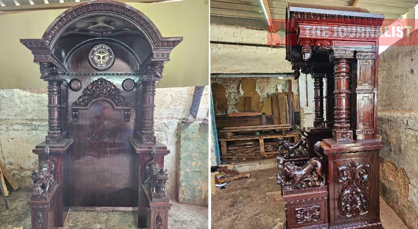 കർണാടക സ്പീക്കറുടെ കസേരയിൽ ആകൃഷ്ടനായി യുപി സ്പീക്കർ; ഇനി രണ്ട് നിയമസഭകളിലും ഒരേ തരത്തിലുള്ള കസേരകൾ !