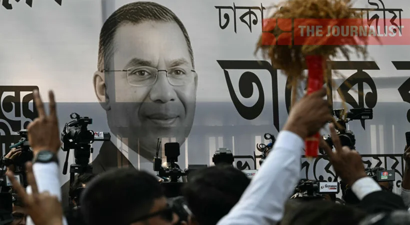 35 വർഷത്തിന് ശേഷം ബംഗ്ലാദേശിന് ആദ്യ പുരുഷ പ്രധാനമന്ത്രി; താരിഖ് റഹ്മാൻ സത്യപ്രതിജ്ഞ ചെയ്തു