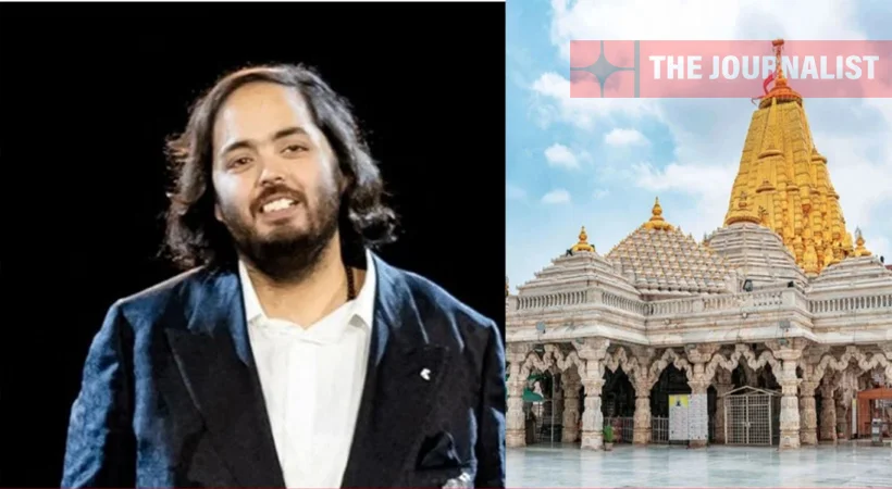 ഗുജറാത്തിലെ അംബാജി ക്ഷേത്രത്തിന് 27.5 കോടി രൂപ സംഭാവന നൽകി അനന്ത് അംബാനി