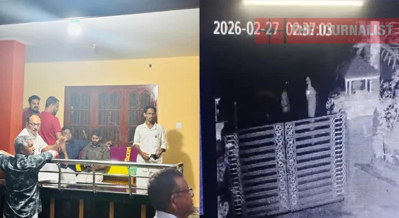 മന്ത്രി വീണാ ജോർജിന് നേരെ കരിങ്കൊടി കാട്ടി പ്രതിഷേധിച്ച കെഎസ്‌യു നേതാവിന്റെ വീടിനുനേരെ ബോംബേറ്