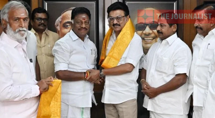 ഒ. പനീർസെൽവം ഡിഎംകെയിലേക്ക് ; രാഷ്ട്രീയ നീക്കം തമിഴ്‌നാട്ടിൽ ചർച്ചയാകുന്നു