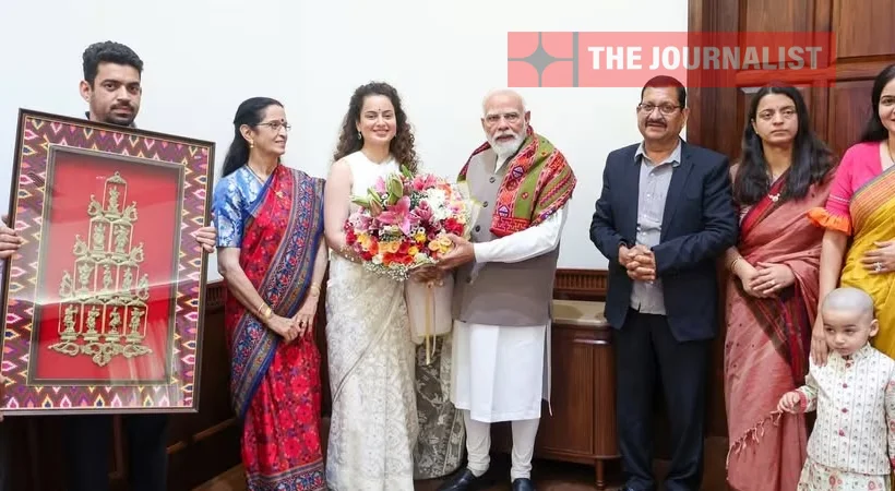 പ്രധാനമന്ത്രി മോദിക്കും കുടുംബത്തിനുമൊപ്പം കങ്കണ റണാവത്ത് 40-ാം ജന്മദിനം ആഘോഷിച്ചു