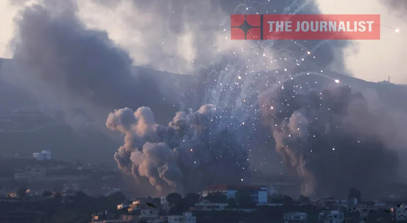 ലെബനനിൽ ഇസ്രായേലി ബോംബ് മഴ; 10 മിനിറ്റിനുള്ളിൽ 100 ​​വ്യോമാക്രമണങ്ങൾ