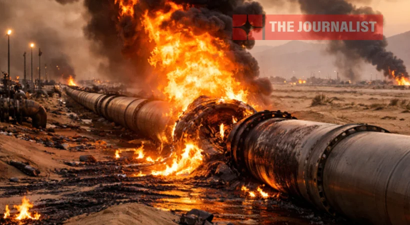 സൗദിയിലെ പ്രധാന എണ്ണ പൈപ്പ്‌ലൈനിൽ ഇറാന്റെ ഡ്രോൺ- മിസൈൽ ആക്രമണം