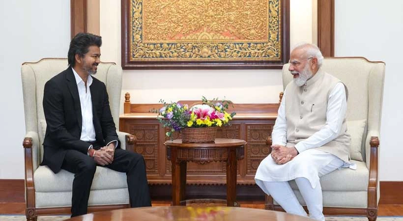 പ്രധാനമന്ത്രിയുമായി തമിഴ്‌നാട് മുഖ്യമന്ത്രി വിജയ് കൂടിക്കാഴ്ച നടത്തി; കർണാടകയുടെ മേക്കേദാട്ടു പദ്ധതിക്ക് അനുമതി നൽകരുതെന്ന് ആവശ്യം